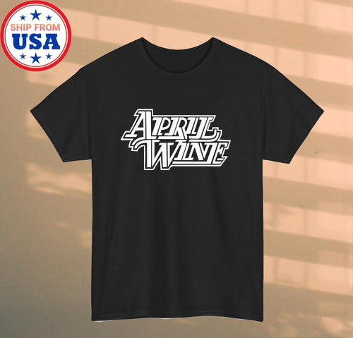 APRIL WINE Men's Black Size S-5XL