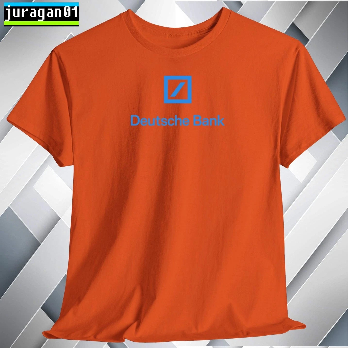 DEUTSCHE BANK Financial Services T-Shirt Black Navy White Grey Red Orange S-5XL