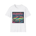 Retro Subaru Unisex Softstyle T-Shirt, Vintage Car Tee, Classic Auto Shirt, Cool