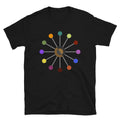 Hipster Fashion Shirt Mid-Century Modern Multicolored Dial Artist Mod Streetwear