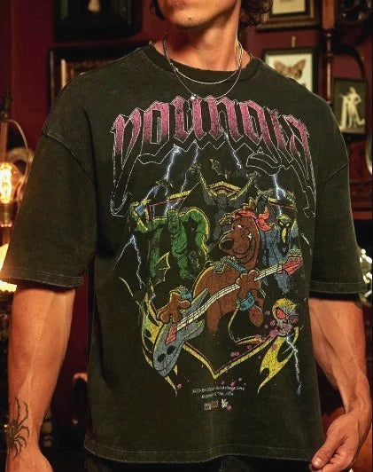 YOUNGLA (SOLD OUT)  SCOOBY-DOO TEES - ELECTRIC SCARE SIZE XL VINTAGE LOOK
