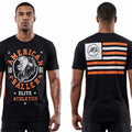 $40 AMERICAN FIGHTER BALLER Black ROAR  Athletic Basketball Graphic T-shirt NWT