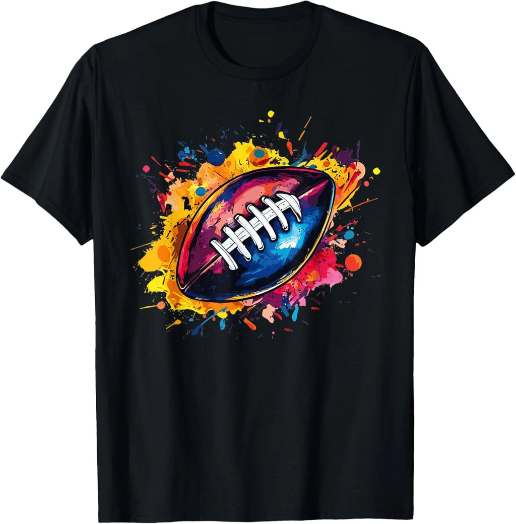 Unisex Football Graphic Black Short Sleeve Design Unisex T-Shirt