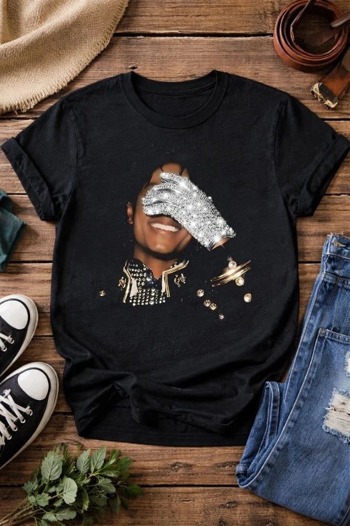 Retro King Of Pop Michael Trendy Jackson Unisex T-Shirt