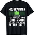 Cool Computer Programmer For Men Women Science Coding Lovers Gift Unisex T-Shirt