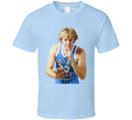 Larry Bird Retro 1977 Indiana State Boston Basketball Fan T Shirt