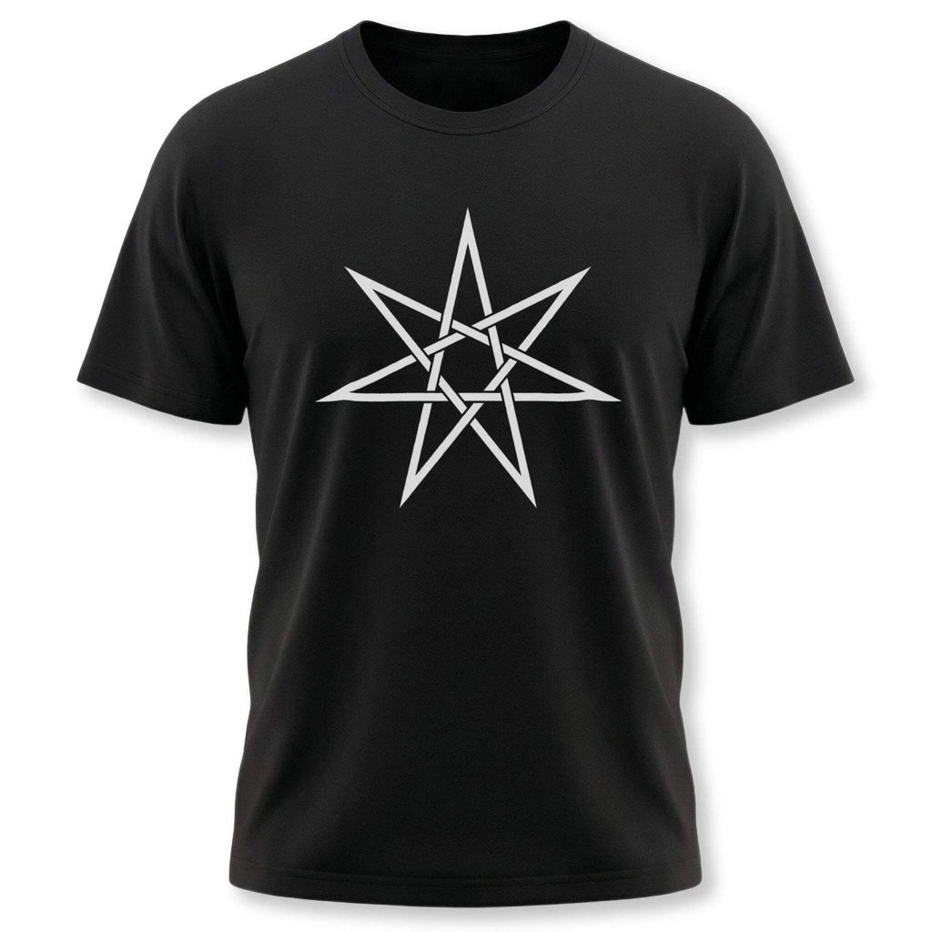 7-Pointed Star Heptagram T-Shirt | Mystical Streetwear Unisex Graphic Tee