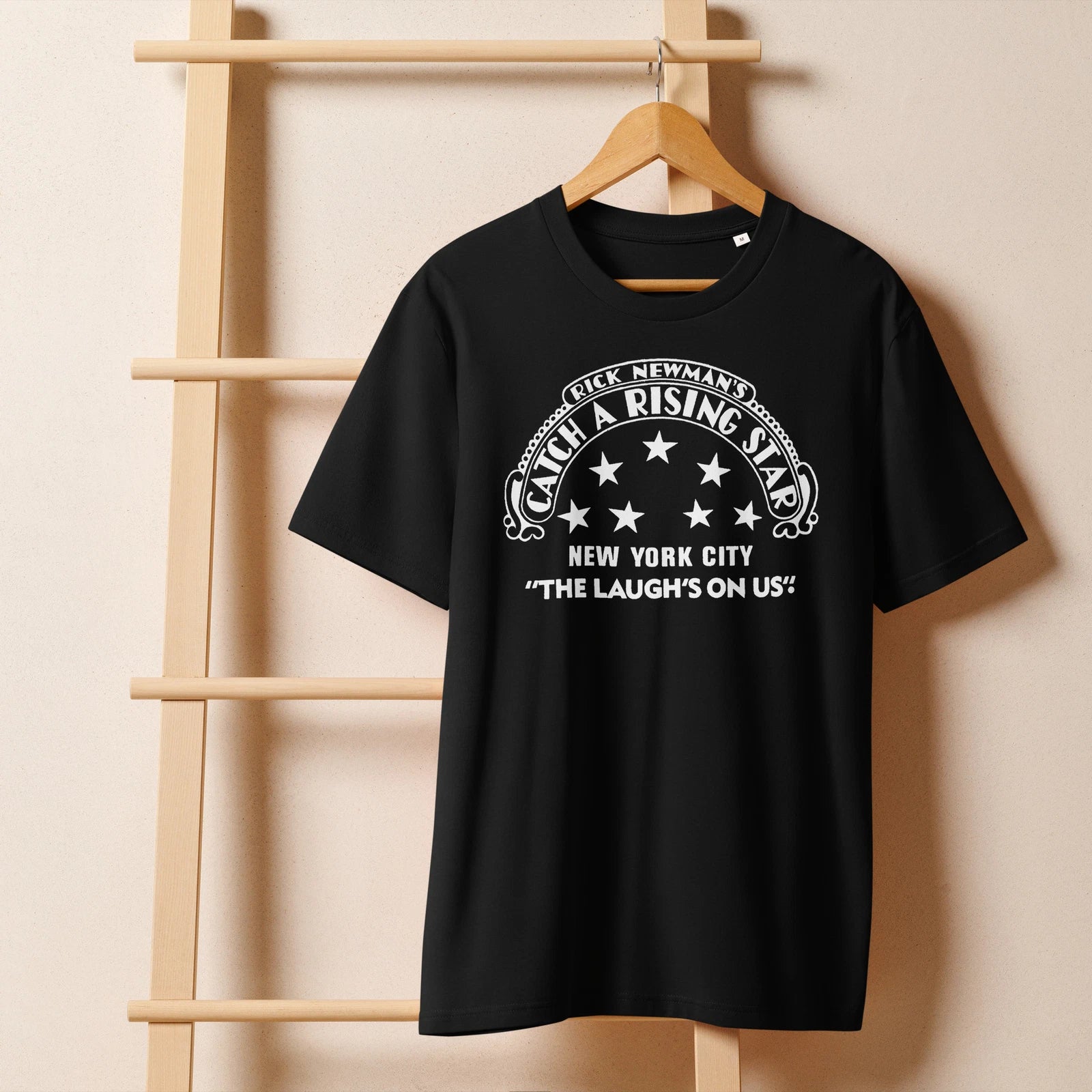 Mens Women's Tee Shirt Rick Newman's New York City Catch A Rising Star