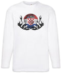 Croatia Football Magic Ball Men Long Sleeve T-Shirt croatian Soccer Flag