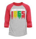Juneteenth 1865 Dripping June 19th Raglan Baseball Juneteenth Shirts