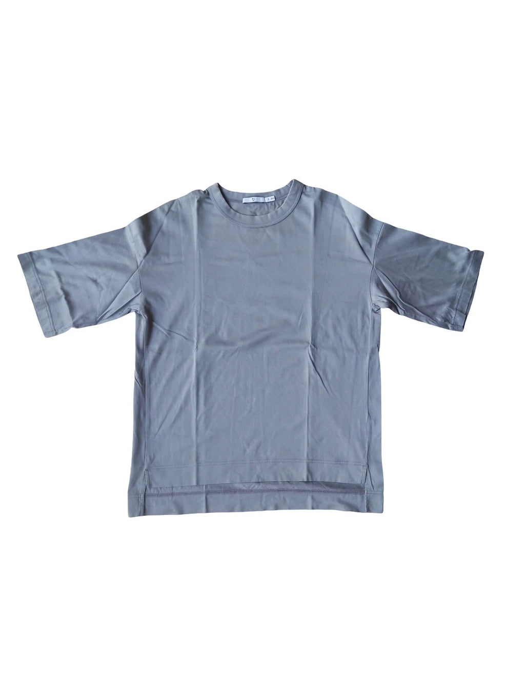 Uniqlo +J Jil Sander Oversized Crew Neck T-Shirt Grey
