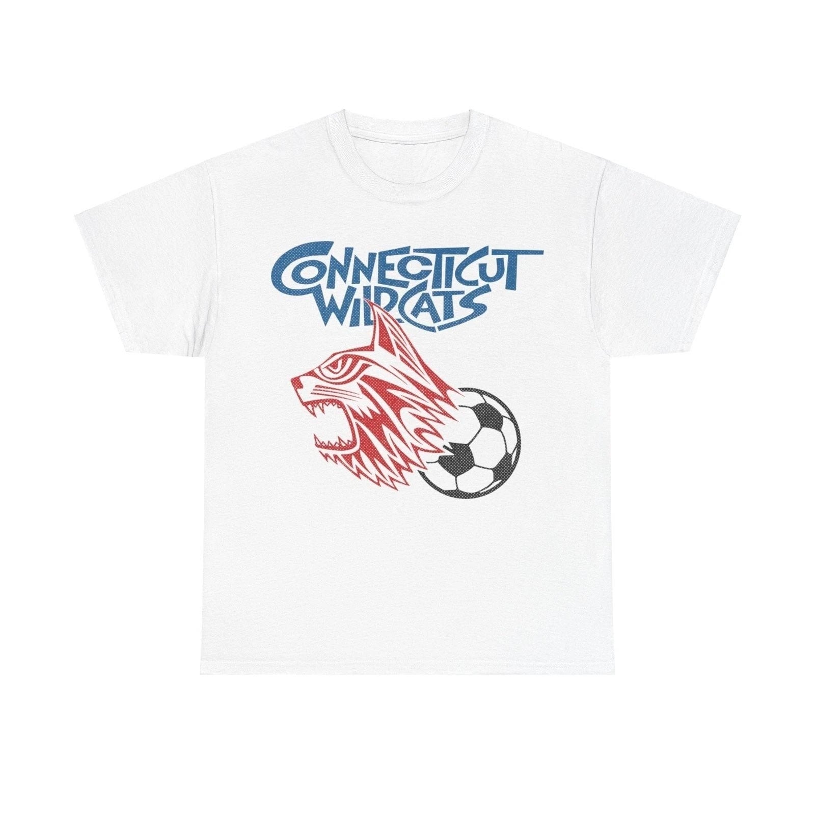 Connecticut Wildcats ASL Soccer Retro Nostalgic T-shirt