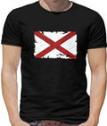 Alabama Grunge Flag Mens T-Shirt - Flags - USA - American State - America