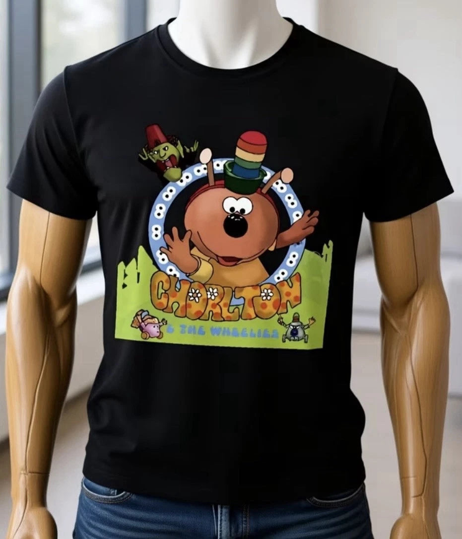Chorlton And The Wheelies 70’s 80’s Retro TV Men’s T-Shirt Top New All Sizes