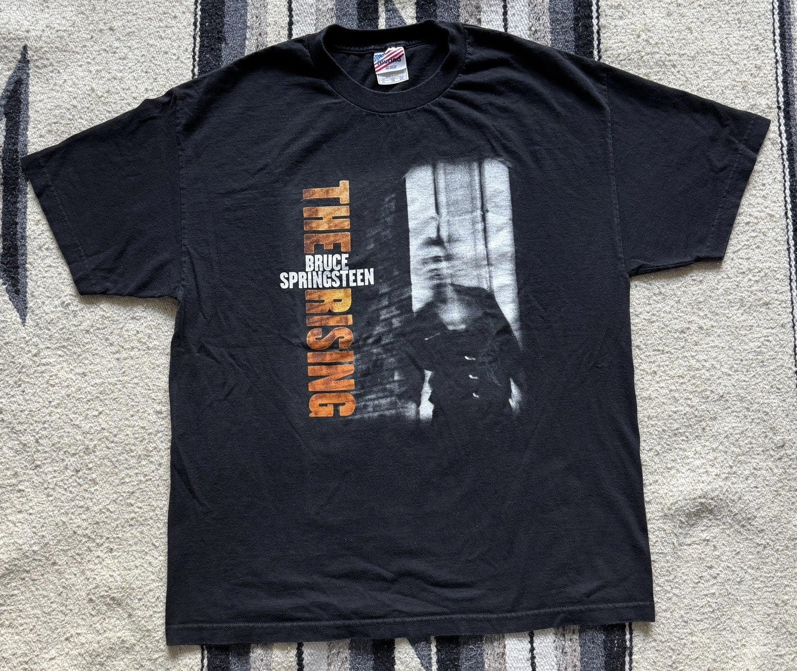 Vintage 2002 Bruce Springsteen The Rising Concert Tour T-Shirt Size XL Murina