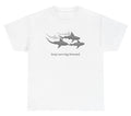 Keep Moving Forward Shark T Shirt Funny Cute Mental Health Marine Biology Tee