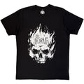 The Offspring  Premium Carbon T-Shirt: Skull (Black) OFFICIAL NEW