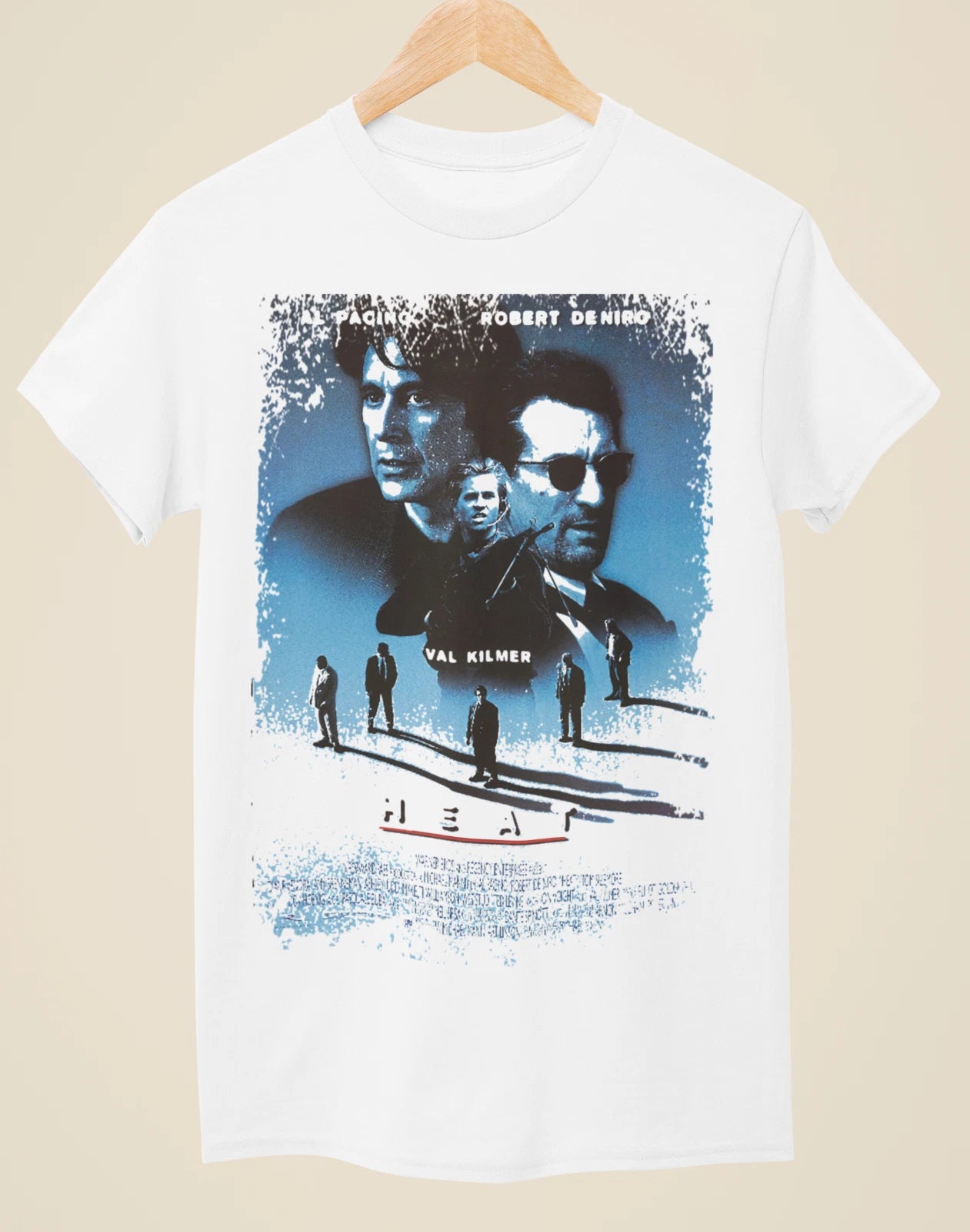 Heat - Movie Poster Inspired Unisex White T-Shirt