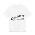 Progress Over Perfection Tee | Motivational Script Typography T-shirt