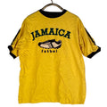 Victorious Urban Underground Jamaica Futbol Ringer T-Shirt Mens XL Yellow Cotton