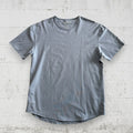 BYLT Premium Basics Lux Drop Cut T Shirt Mens XL Blue Curved Hem