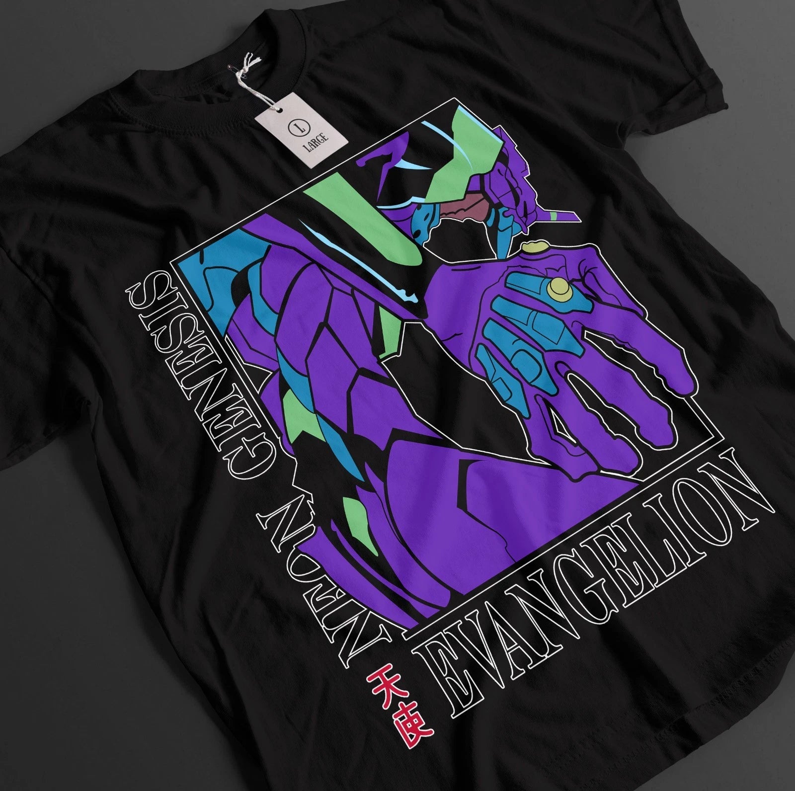 Neon Genesis Evangelion Shirt Eva Tshirt Shinji Unit Top Misato Asuka Anime Tee