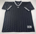 Vintage Starter Mens Soccer Jersey Sz XXL 54 Black V Neck Embroidered Wicking