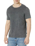 John Varvatos Enzo Crew T-shirt Mens Large Iron Grey Washed Marble Grunge NWT