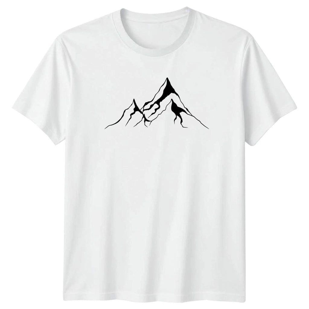 My Happy Place Is The T-Shirt Hiking Mountaineering Outdoors Nature