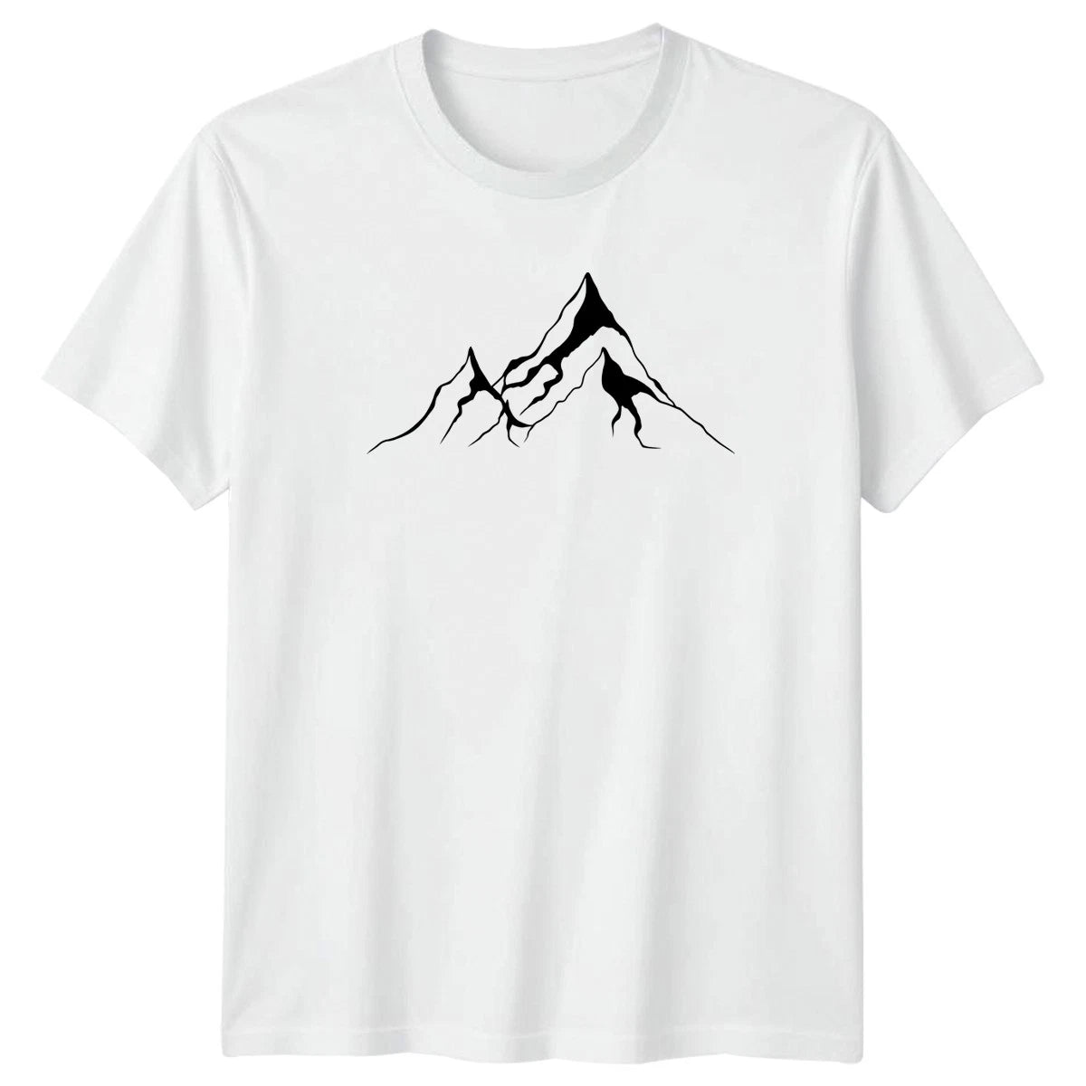 My Happy Place Is The T-Shirt Hiking Mountaineering Outdoors Nature