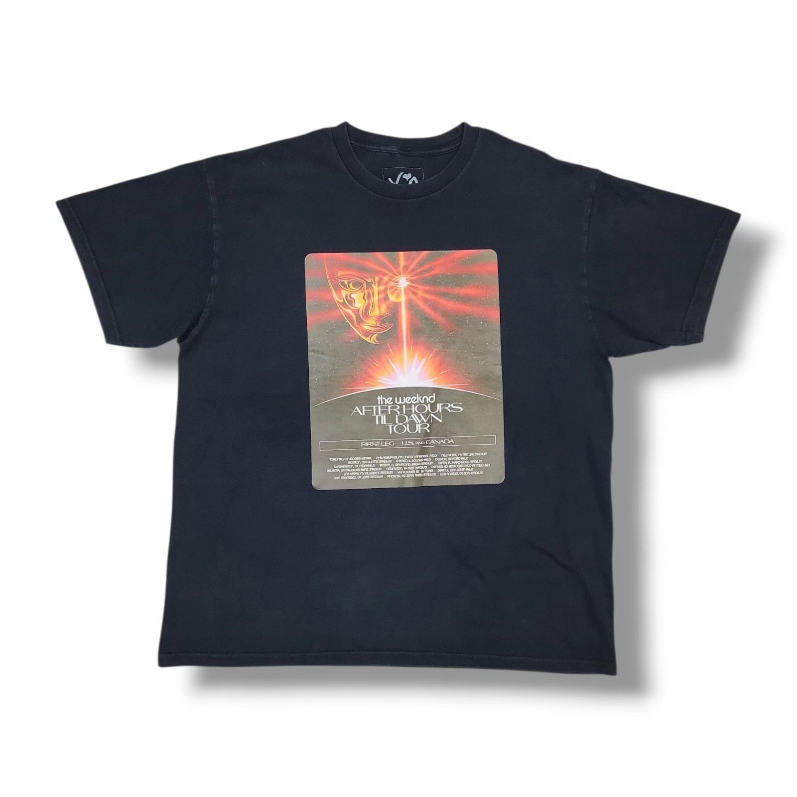 The Weekend After Hours Til Dawn Concert Tour Black T-shirt Size XL
