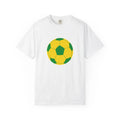 Yellow Green Soccer Ball T-Shirt | Soccer Graphic Tee