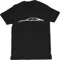 ES 350 F Sport XZ10 Modern Luxury Sedan Silhouette T-Shirt