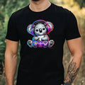 Mens Gamer Animal Print Cotton T-Shirt Size XS to 5XL