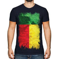 BENIN GRUNGE FLAG MENS T-SHIRT TEE TOP BÉNIN BENINOIS BENINESE SHIRT FOOTBALL