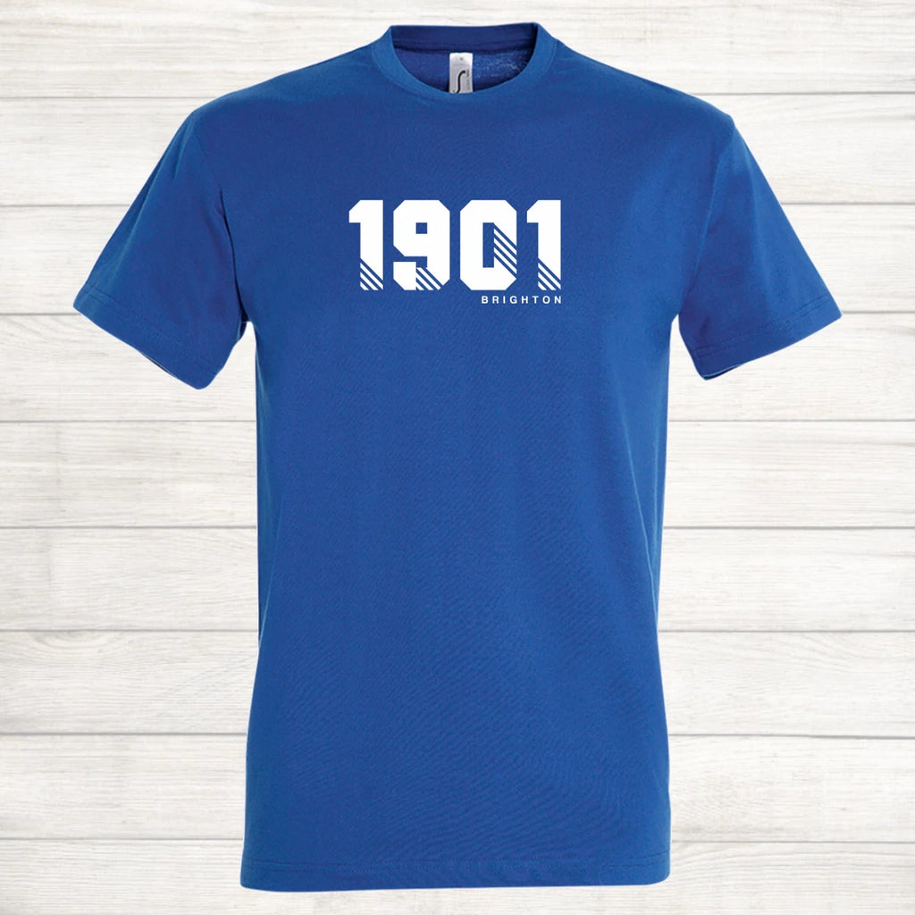 Brighton Football Shirt 1901 Est Year Retro Gift Casual T Shirt