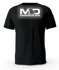 Missouri MO State Reflective Logo Black T-Shirt