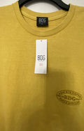 Urban Outfitters BDG Relaxed Fit Mens T-Shirt Short Sleeve Workwear Crest Yellow