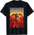 Doom 1993 Full Color Cover Art Retro Video Game T-Shirt