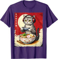 Cat Ramen Japanese Funny Kawaii Gamer Cat Anime Gifts T-Shirt