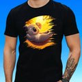 Mens Relaxed Koala Motif Cotton T-Shirt Size XS to 5XL