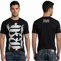 ROCK REVIVAL JEANS Black LAFLIN Regular Fit Short Sleeve Graphic T-shirt NWT