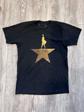 Black Creative Goods Hamilton Musical Graphic T Shirt Medium