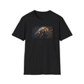 Digital Beetle T-Shirt Futuristic Steampunk Insect Graphic Tee Sci-Fi Streetwear