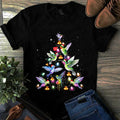 Cute Hummingbird Christmas Ornament Tree Light Xmas Gift for Family TShirt