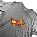 Gamer Street Fighter Zangief Graphic Tee Mens 2XL Gray Pixel Art T-Shirt
