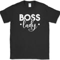 BOSS LADY T-Shirt Funny Humor Text Novelty Tee