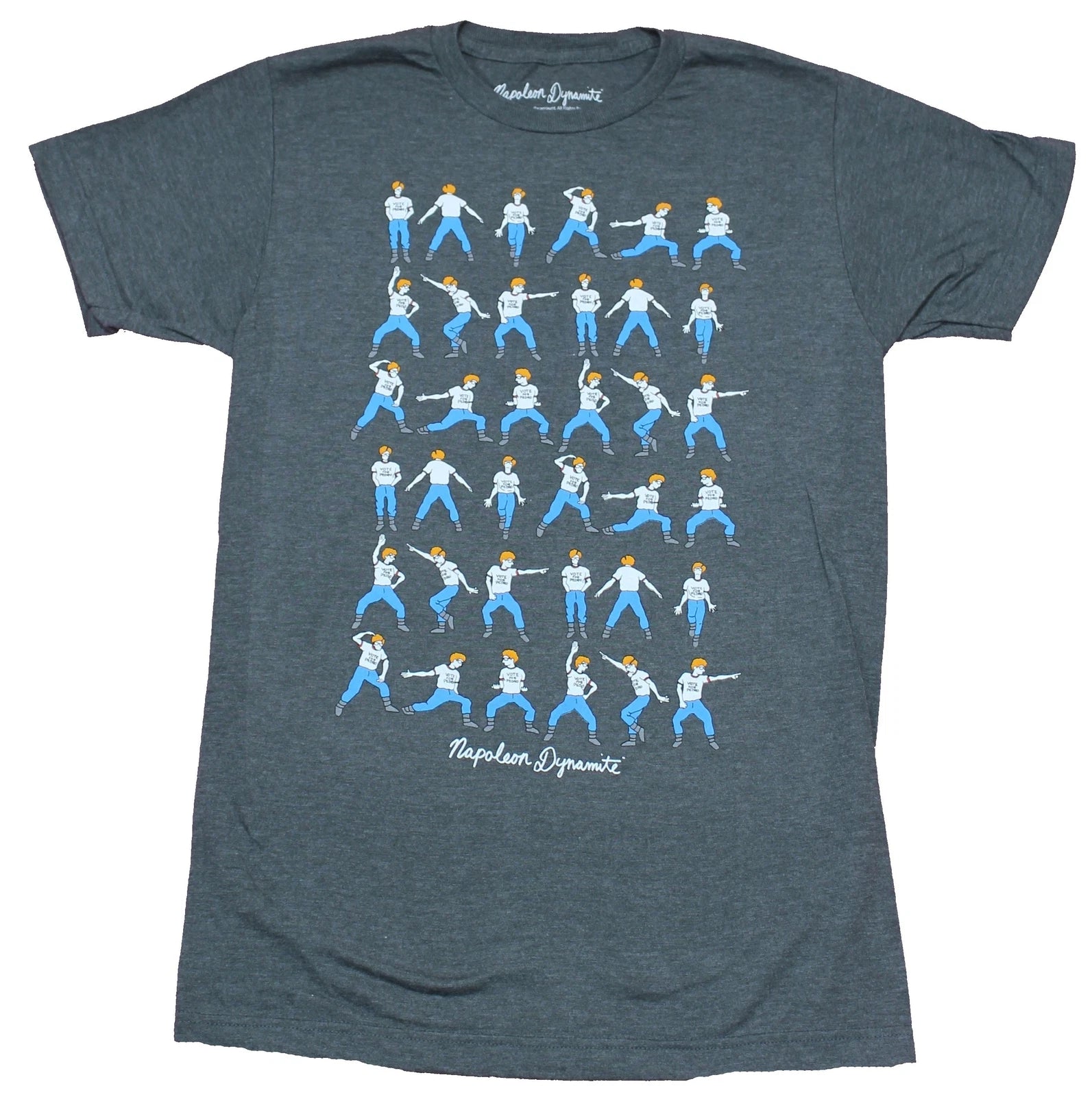 Napoleon Dynamite Adult New T-Shirt - All the Classic Dance Moves