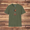 Cock & Balls - Football Men's Funny Farm Rooster Soft Style Classic Fit T-Shirt