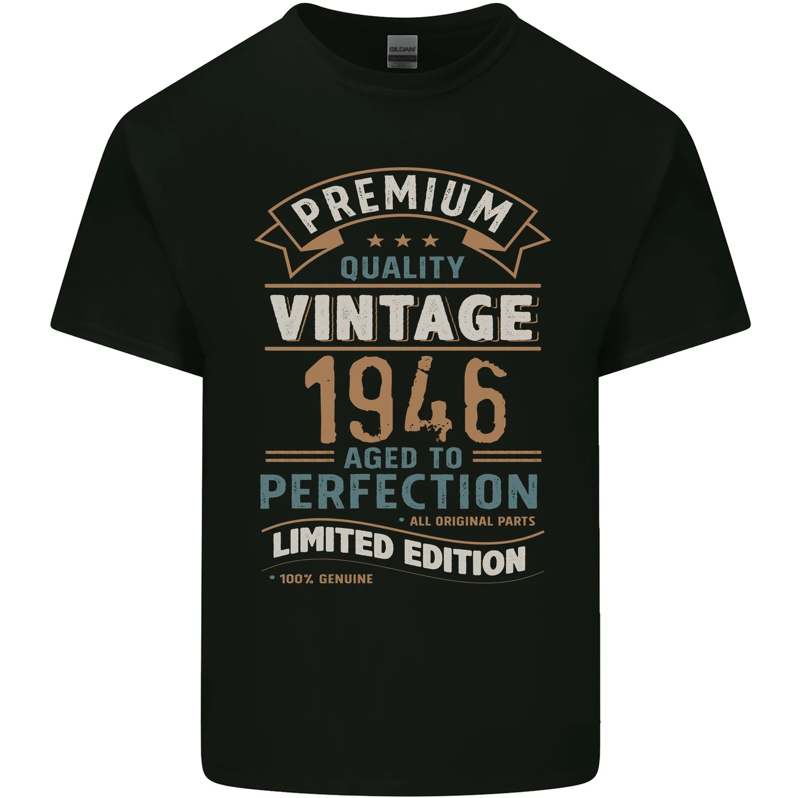 Premium Vintage 80th Birthday 1946 Mens Light Cotton T-Shirt
